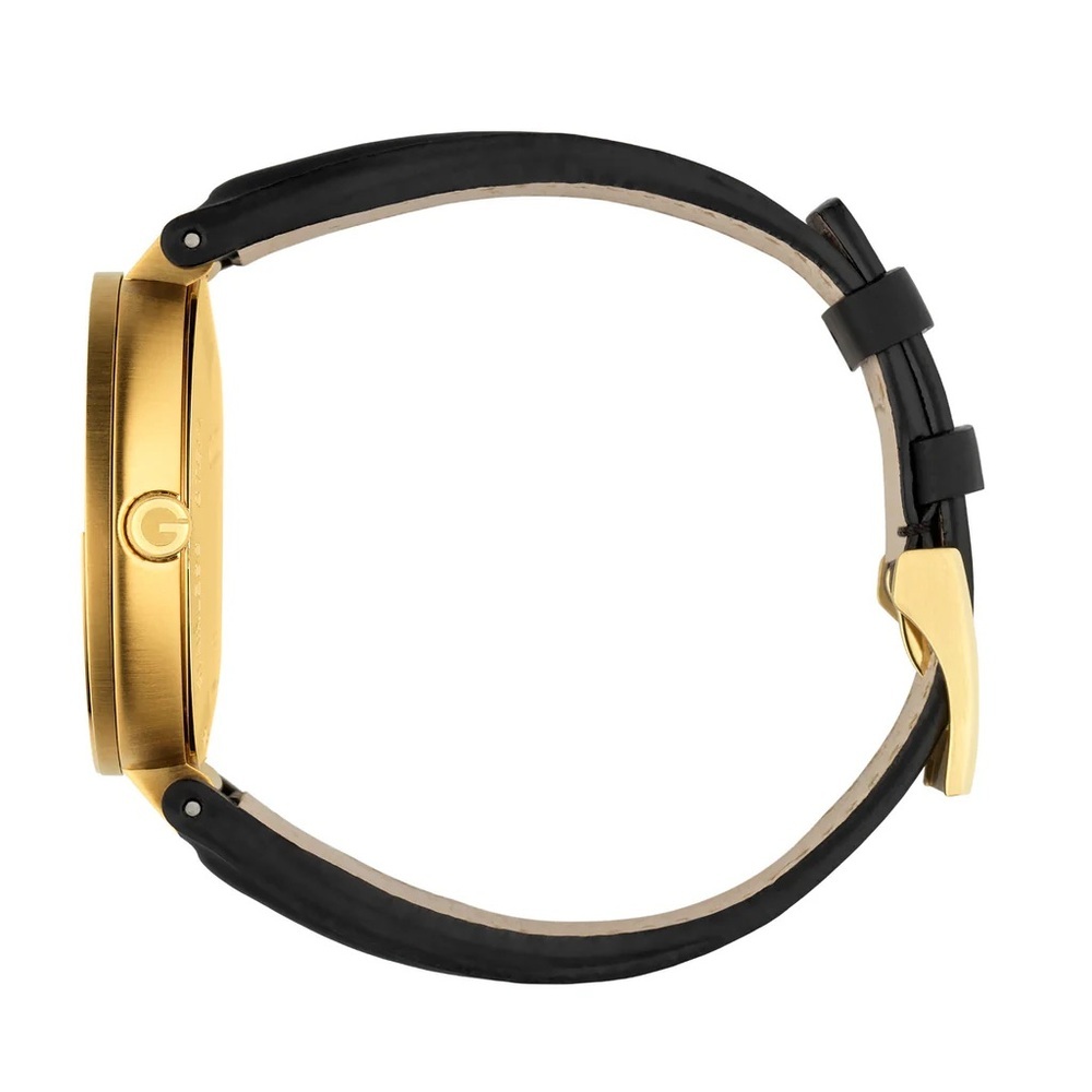 Gucci G Interlocking Black 42MM Dial Leather Strap Watch Latin Grammy Edition - Picture 12 of 15